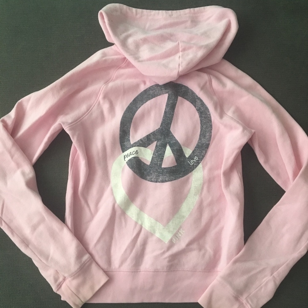 Victoria’s Secret pink zip up hoodie